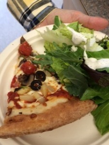 Pizza and Garden Salad