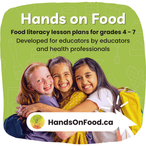 Hands on Food: Food Literacy lesson plans for grades 4-7
